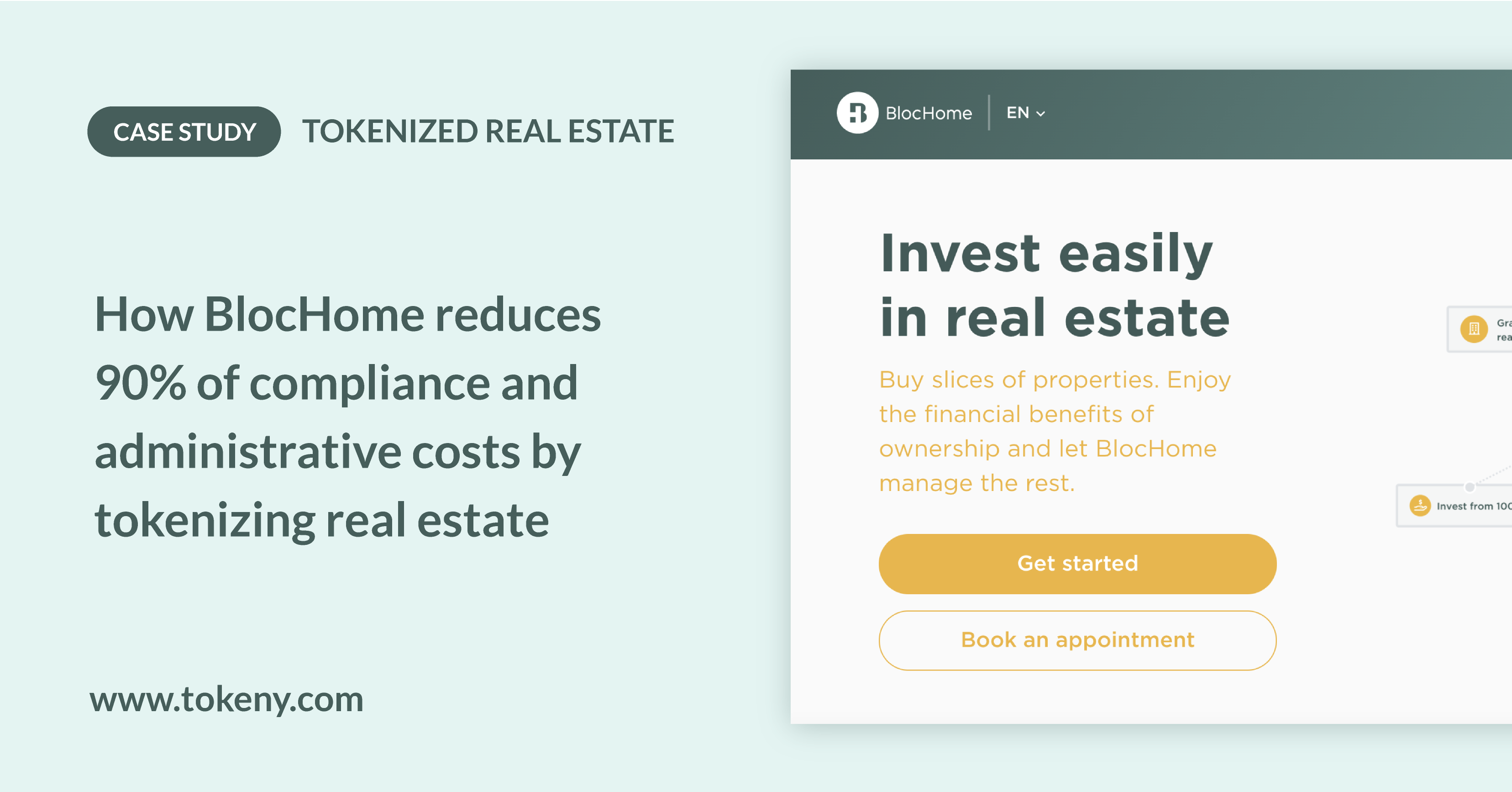 Live tokenized real estate project